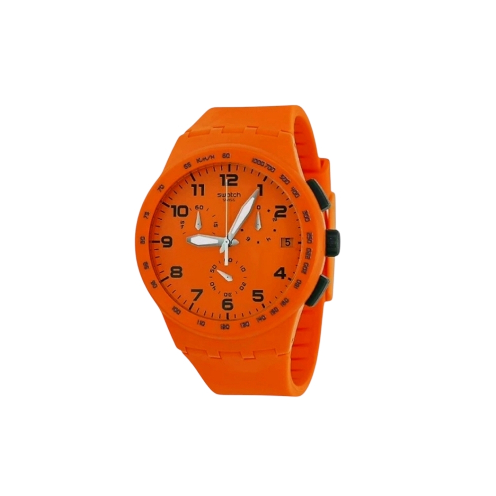 SWATCH Unisex Watch - Wild Orange SUSO400 Brand New